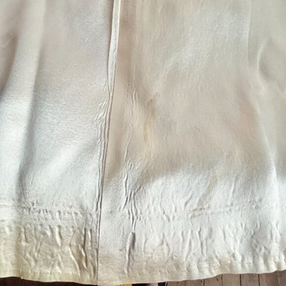 1950s 1960s Cocktail Coat Elbow Length Sleeves Big Collar Pocket - Picture 10 of 16